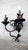 Metal Acanthus Leaf Exterior 3-Arm Sconces - a Pair For Sale - Image 7 of 13