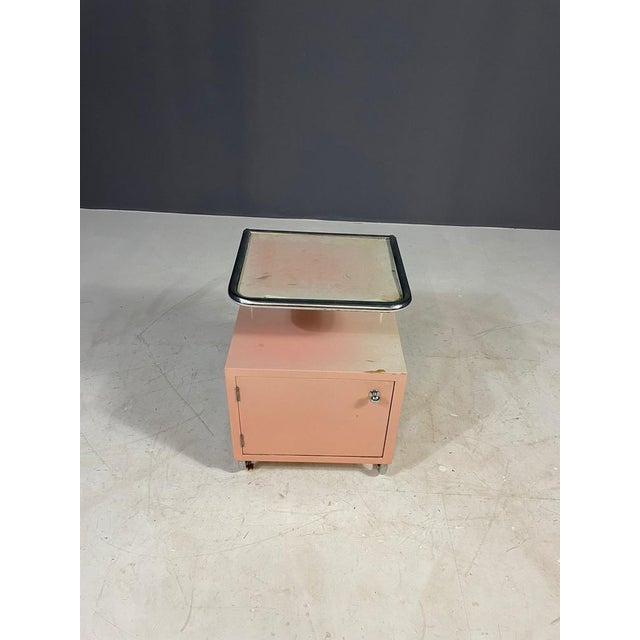 Bauhaus Bauhaus Style Bedside Table by Kovona, 1950s For Sale - Image 3 of 15