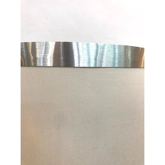 Italian 1970s Sculptural Chrome Table Lamp For Sale - Image 4 of 13