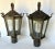 Early 20th Century Antique Early 1900s Gas Iron Lamp Post Lanterns - A Pair For Sale - Image 5 of 12