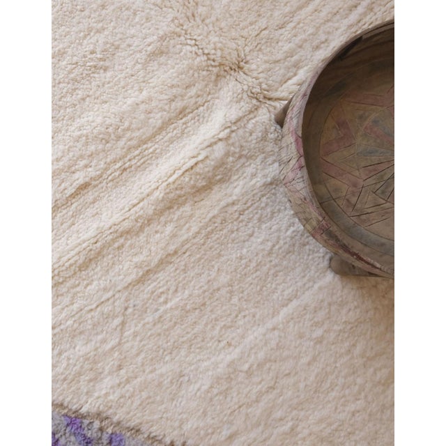 Textile Contemporary Moroccan Wool Rug - 9.9 X 6.8 Ft For Sale - Image 7 of 8