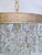 Vintage Italian Basket Chandelier With Ornate Floral Brass Band For Sale - Image 4 of 8