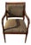 Vintage Fairfield Armchair Traditional Style Geometric Upholstery Wood Frame For Sale
