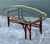 Vintage Carved Bamboo Coffee Table With Brass Framed Glass Top For Sale - Image 10 of 12