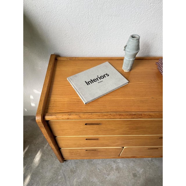 Yellow Pine Chest of Drawers Drawers, 1980s For Sale - Image 11 of 18