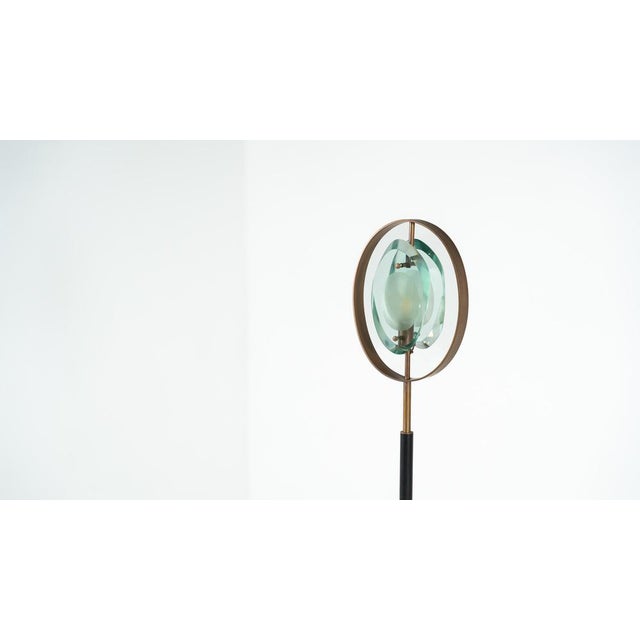Metal Model 2020 Floor Lamp attributed to Max Ingrand for Fontana Arte, Italy, 1960 For Sale - Image 7 of 14