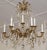 1950's Hollywood Regency French Style Brass & Crystal 12 Light Chandelier For Sale - Image 14 of 14