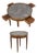 French Louis XVI Style Marble Top Round Lamp Table For Sale