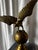 Vintage Brass Eagle on Globe Sculpture For Sale - Image 9 of 12