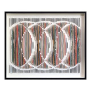 Trinity United - Abstract Color Drenched Mixed Media Sculptural Original Artwork by Krista Reuter For Sale