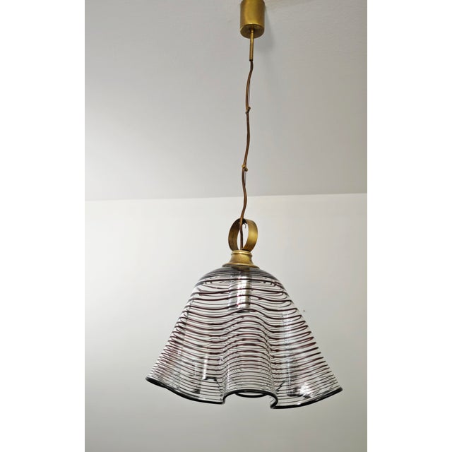 Murano Blown Glass Pendant Lamp from Design Italia, 1970 For Sale - Image 6 of 18