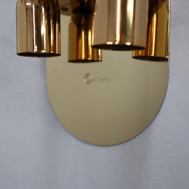 Blue Gilt and Opaline Murano Glass Petal Wall Sconces from La Murrina, 1980s, Set of 2 For Sale - Image 8 of 13