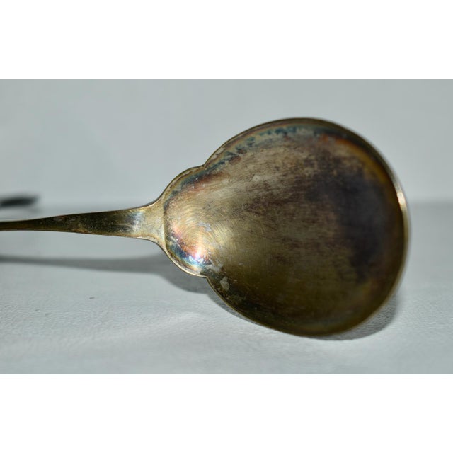 Silver Vintage Silverplate Traditional Style Tongs For Sale - Image 8 of 11