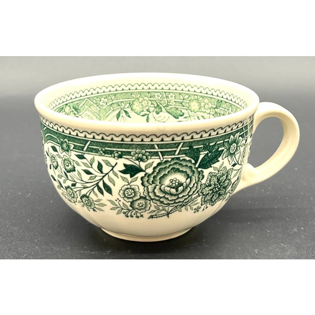 Green Burgenland Coffee or Tea Service from Villeroy & Boch, 1960s, Set of 28 For Sale - Image 15 of 18