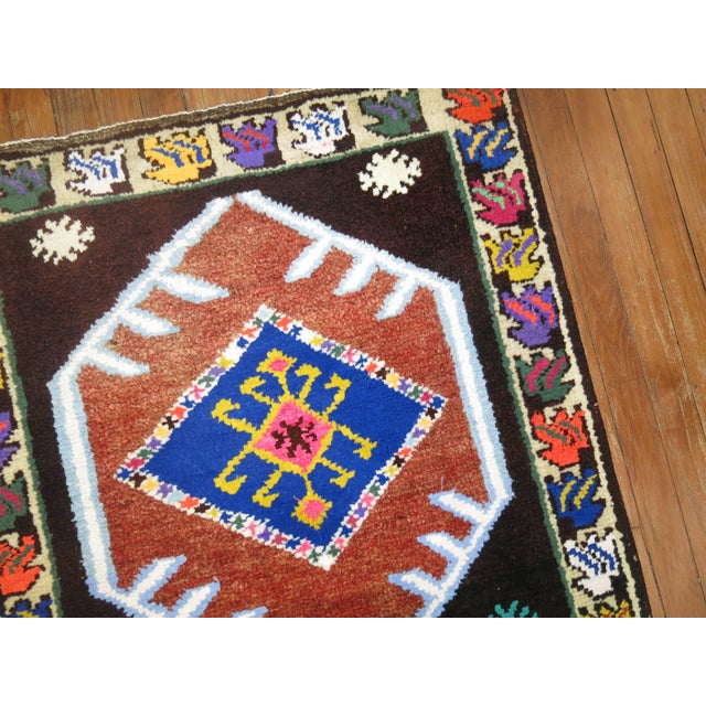 Textile Vintage Turkish Bohemian Runner - 2'9" x 13'6" For Sale - Image 7 of 8
