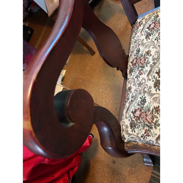 Mid 20th Century Mid 20th Century Mahogany Armchair For Sale - Image 5 of 8