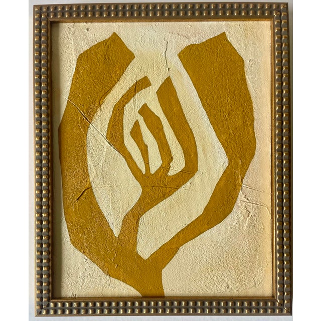 Contemporary Abstract Collection of Botanical Paintings on Canvas by r.k. Red - Set of Nine For Sale In San Francisco - Image 6 of 12