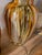 Large pair of drip glazed lamps mid-century modern from the 60s or 70s and possibly made in Italy, phenomenal coloring and...