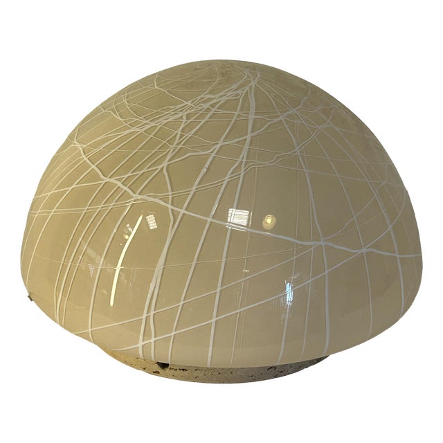 Travertine and Glass Lamp from La Murrina, 1970s For Sale