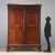 Italian Wardrobe in Walnut and Poplar For Sale - Image 3 of 12