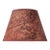Red and Terracotta Paper Lampshade - 12” x 18” x 12” For Sale