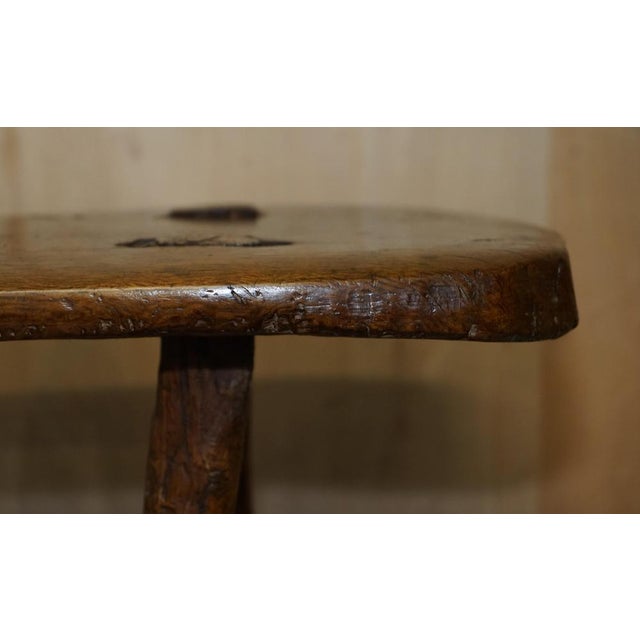 18th Century Spanish Three Legged Coffee Table, 1740s For Sale - Image 9 of 18