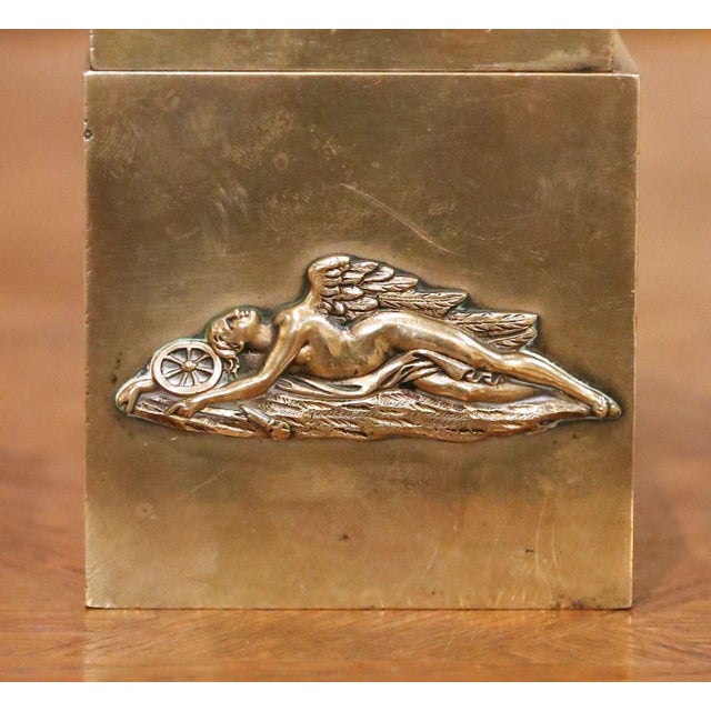 Mid-Century French Empire Style Gilt Bronze Sculpture of Napoleon After Boizot For Sale In Dallas - Image 6 of 8