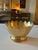Mid-Century Modern Mid 20th Century Solid Brass Pedestal Bowl With Scalloped Crown Rim For Sale - Image 3 of 10