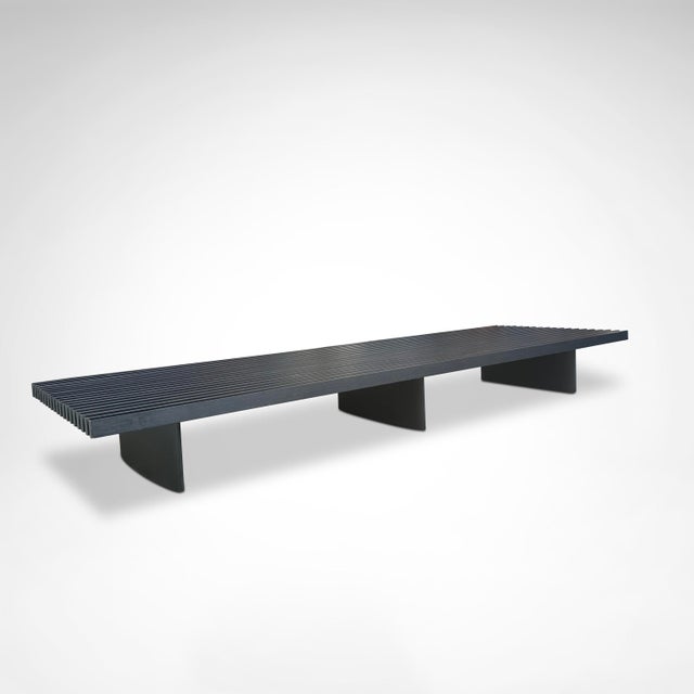 Magnificent and iconic design by Charlotte Perriand, the Refolo bench, also commonly known as Tokyo bench consists of...