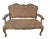 Antique French-Style Carved Settee For Sale