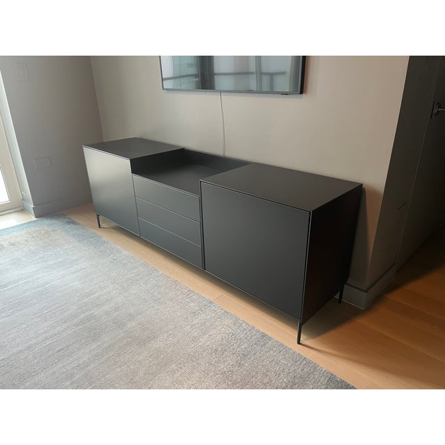 Originally purchased from Design Within Reach circa 2017. This credenza was lightly used as a cabinet in the living room...