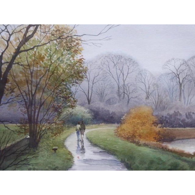 S. Sukonkin, Landscape of Petersham Meadow, 2003, Watercolour For Sale - Image 13 of 14