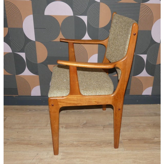 Vintage Teak Dining Chairs from IMHA, 1960s, Set of 6 For Sale - Image 16 of 18