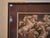 Brown Mid 20th Century Signed Charles Burdick Midcentury Acrylic Horse Painting in Frame under Glass For Sale - Image 8 of 12