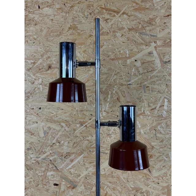 Vintage Space Age Floor Lamp in Metal, 1960s For Sale - Image 17 of 18