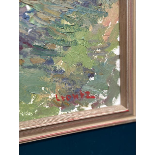 Mid-Century Modern Bengt Crantz, Layered Landscape, 1950s, Oil on Panel, Framed For Sale - Image 3 of 18