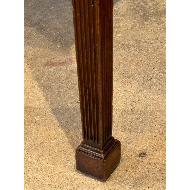 Late 19th Century English Mahogany Serpentine Server For Sale - Image 12 of 13