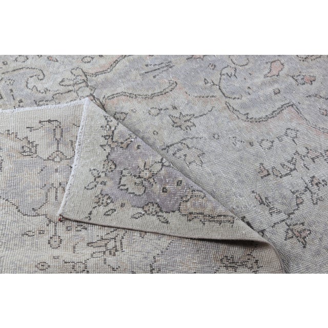 1970s Vintage Turkish Nomadic Kilim Rug - 7′1″ × 10′9″ For Sale - Image 13 of 15