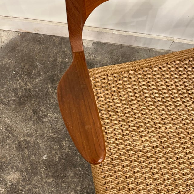 Brown Set of 4 Model #71 Chairr by Niels Møller for j.l. Møllers Møbelfabrik, Denmark 1960 2 Arm Chairs For Sale - Image 8 of 10