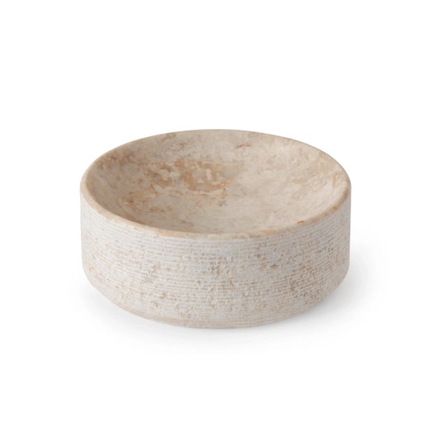 Contemporary Limestone Soap Dish, Limestone For Sale - Image 3 of 3