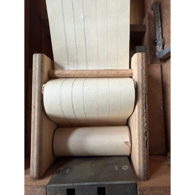 Antique Mahogany Cash Till Box With Bell For Sale - Image 4 of 10