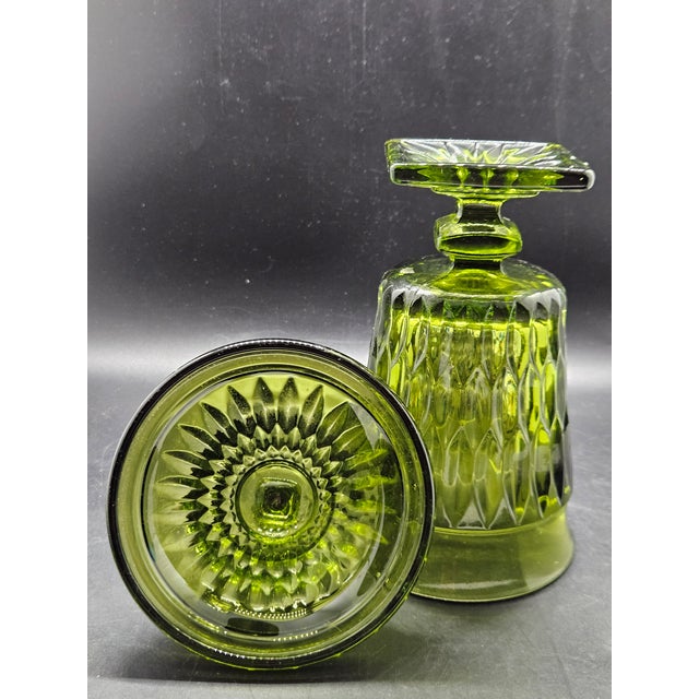Mid-Century Modern Vintage Indiana Glass Company Lidded Dish For Sale - Image 3 of 3