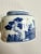 Vintage Mottahedeh Blue Canton Mustard Condiment Jar With Lid, Portugal For Sale - Image 12 of 12