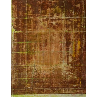 Abscure. I Abstract Brown Canvas Painting For Sale