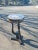 French Style Petite Coffee Table – Unique Lyre-Shaped Base For Sale - Image 4 of 9