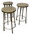 Four Hands Westwood Aged Brass Counter Stools, Set of Three For Sale