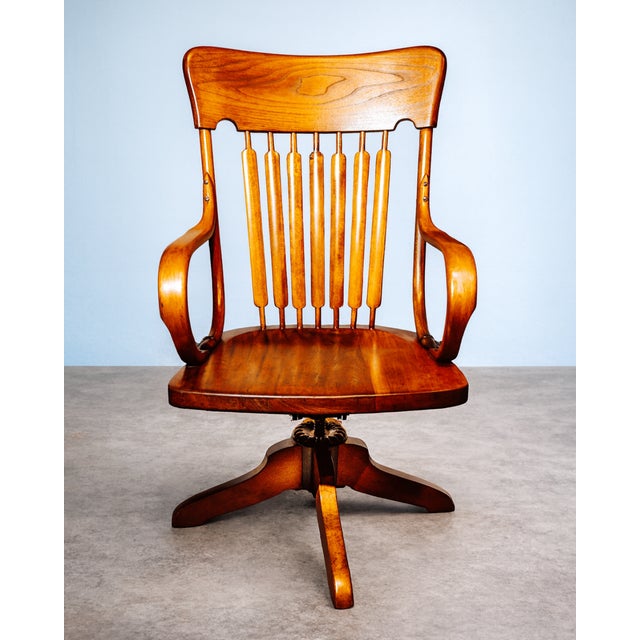 Victorian Office Chair, 1890s For Sale - Image 3 of 7