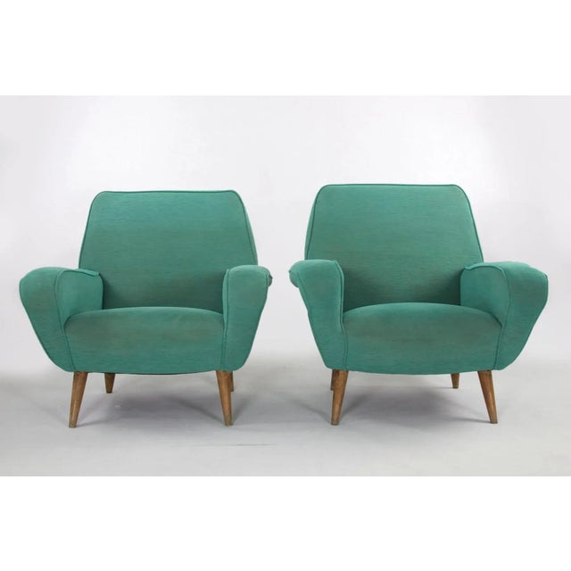 Set of Model 830 Lounge Chairs by Gianfranco Frattini for Cassina, 1950s For Sale - Image 9 of 14