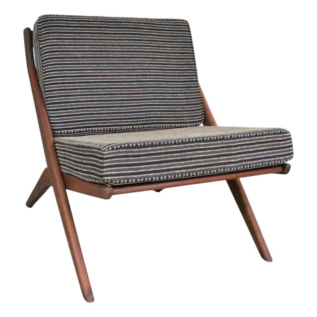 Mid 20th Century Scandinavian Modern Scissor Lounge Chair by Folke Ohlsson for Dux For Sale