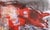 Red Splatters on Grey Field - Abstract Expressionist in Acrylic on Linen by D Whalen For Sale - Image 9 of 10